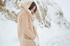 Snow Winter Cold girl