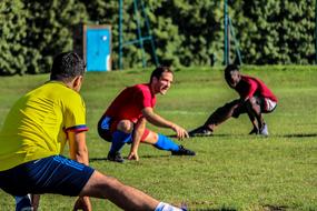 Men Fitness green grass