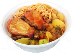 chicken and potatoes