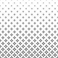 Beautiful, black and white pattern with the stars, clipart