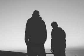 Black And White People silhouette