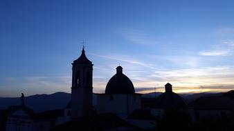 Churches Cathedral at Sunset in italy