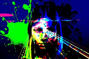 Pop Art Beautiful Woman