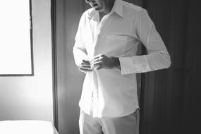 Marriage man black and white