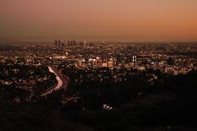night city architecture panorama