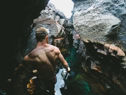 Man Rocks water
