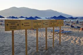 Beach Keeps signs