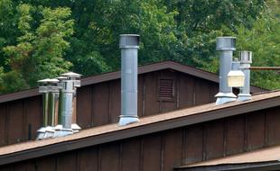 smoke Chimneys on Small Roof