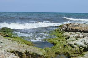 Sea Beach Rocks view