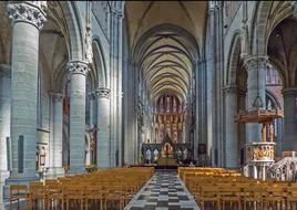 Ypres St MartinS cathedral in Belgium