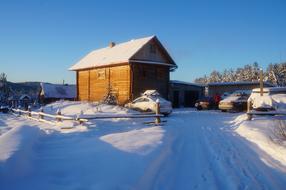 House at Winter Village