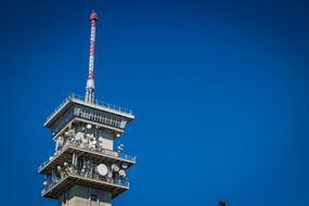 KlÃ­novec Transmitter blue sky