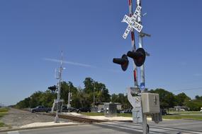 Houston Texas Rail Road Crossing