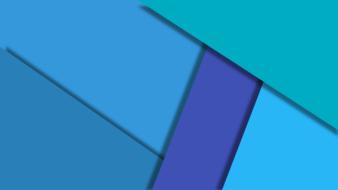 Blue and green shapes of the different shades, on the design, clipart