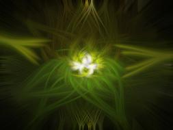 abstract manipulation lines motion green