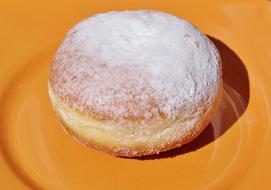 delicious scone with sprinkles