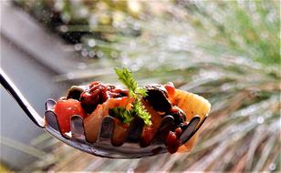 Italian pasta with olives