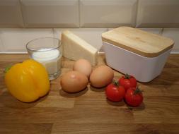 cooking on the table