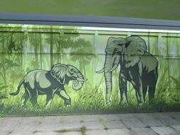 Elephants Wall Art