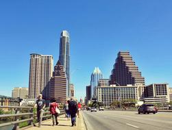 Skyline Cityscape people