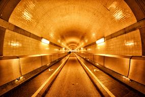 Elbe Tunnel Hamburg