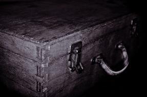 Wooden Travel Suitcase