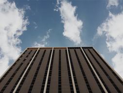 High Rise Tower and cloudy sky