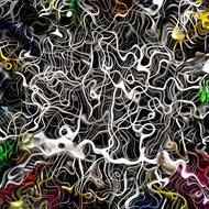 Colorful and beautiful, abstract pattern with the lines, clipart