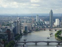 City Skyline at morning, uk, england, London