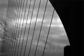 Black And white photo of Bridge Architecture