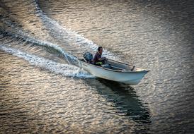 cruise Boat Man Water