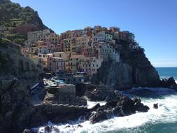 Cinque Terre Sea cliff view