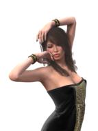 woman beautiful face isolated