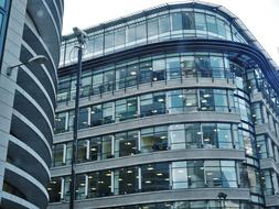 London Building glass facade