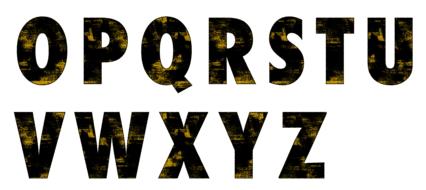 alphabet texture grunge