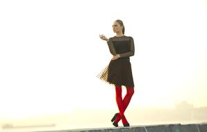 Woman Socks Red