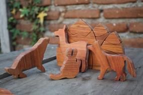 Fauna Animal Wood figures