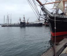 Seaport Ships Submarine