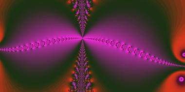fractal gradient colorful infinity as background