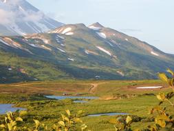 mountain plateau in Kamchatka