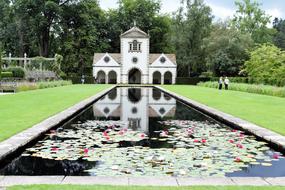 architecture in the gardens of wales