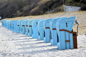 Baltic Sea Beach Chairs view