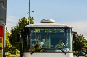 digital signage on the bus