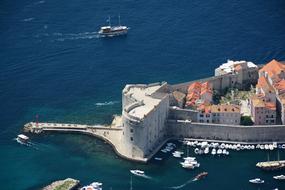 Dubrovnik Old Town and sea