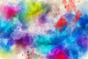 digital art, abstract watercolor background