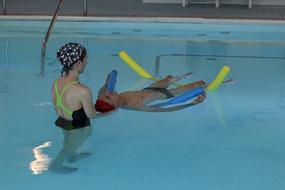 Health training in Pool