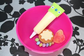 Colorful sugar cakes