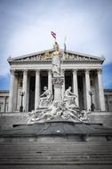 Vienna Parliament statue