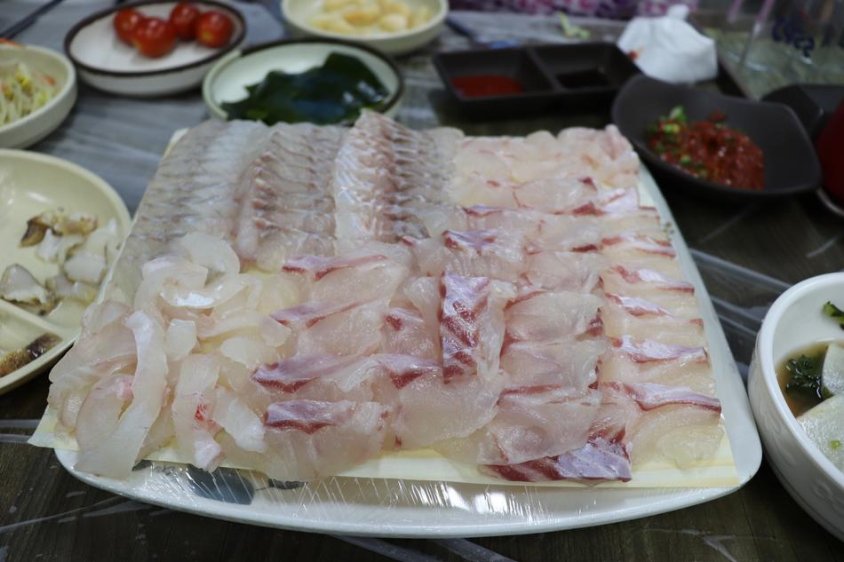 Fish seafood on plate
