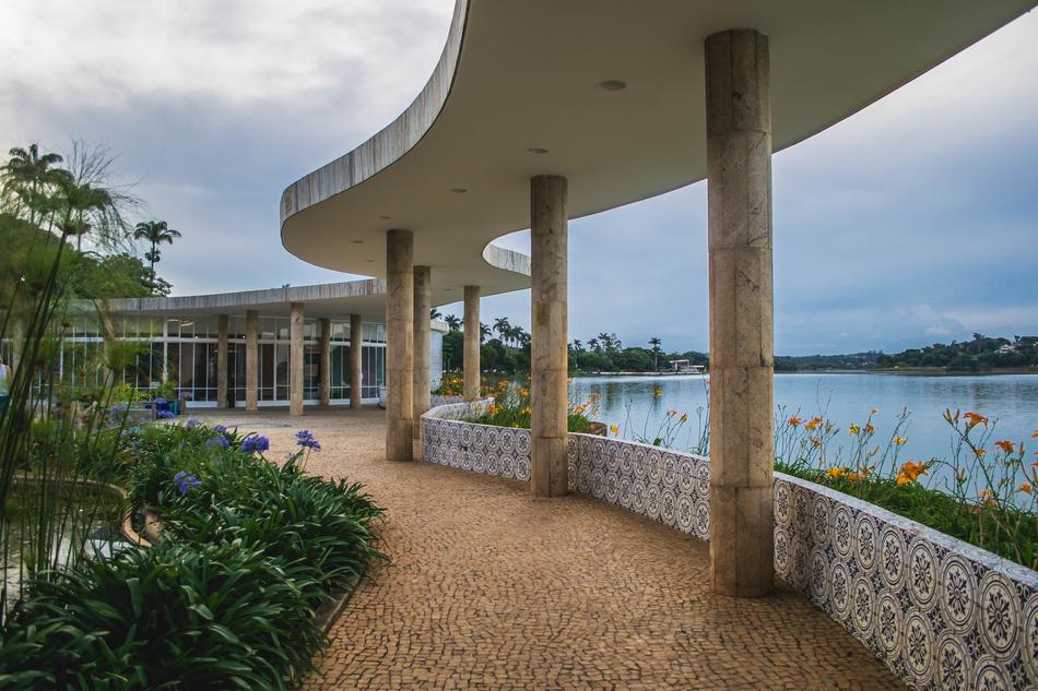 Architecture Building and lake